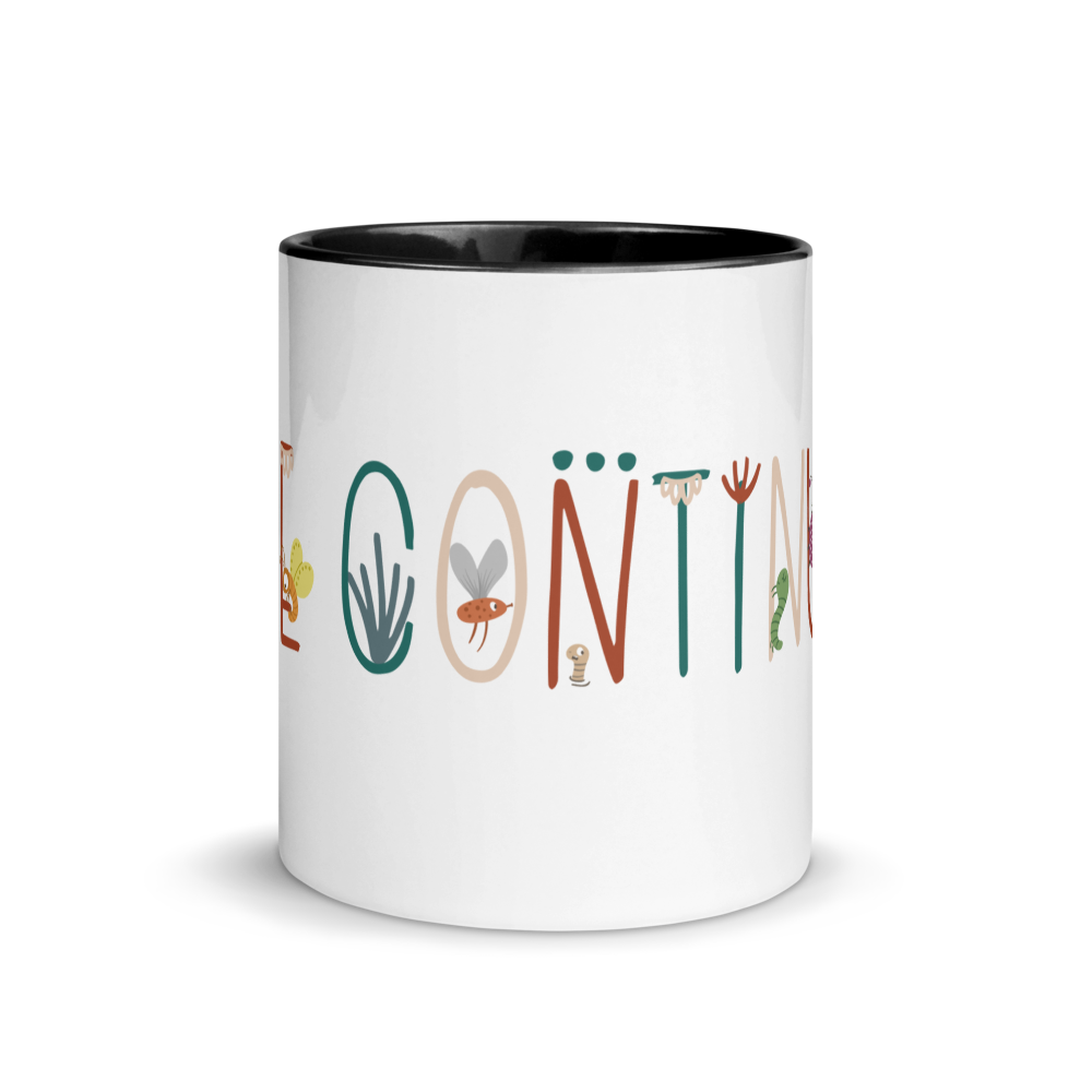 "To be Continued" Mug with Color Inside