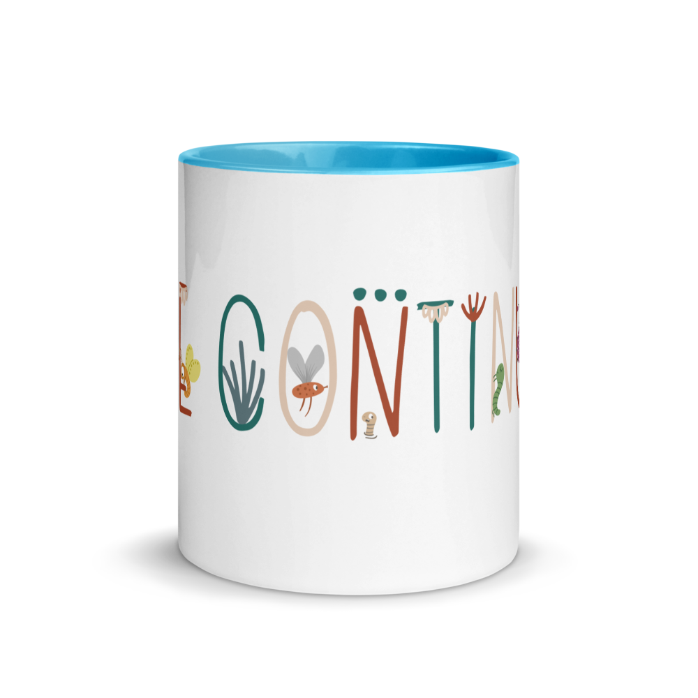 "To be Continued" Mug with Color Inside
