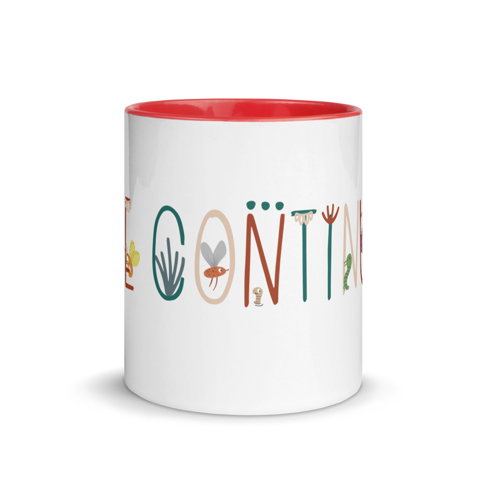 "To be Continued" Mug with Color Inside